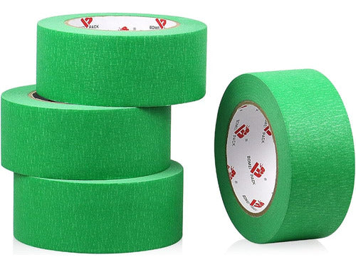 Bomei Pack Green Painters Tape 2 Pulgadas De Ancho, Cinta Ad 1