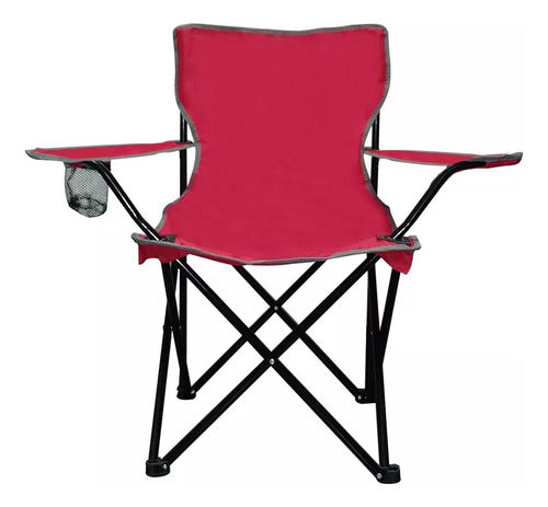 Homebrand Director Chair Reinforced Camping with Cup Holder 0