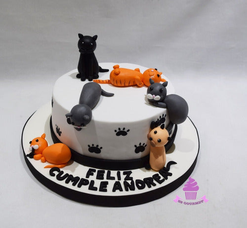 Torta Gatos Gatitos - Mesa Dulce Tematica Personalizada 0