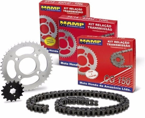 Kit Transmission HAMP Original Honda CG Titan 150 - Fussetti 1