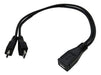 Cable 30cm Doble Mirco Usb Carga Y Splitter 1