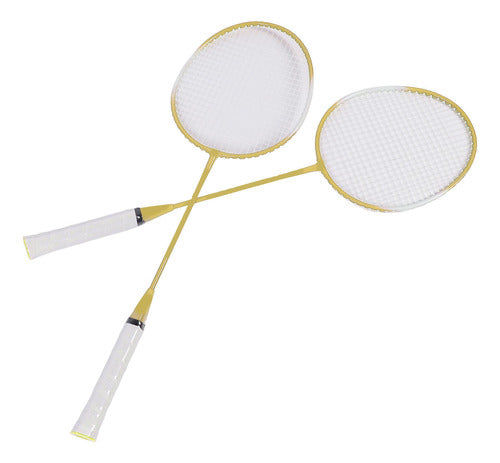 Conjunto De Badminton Para Adultos, 2 Jogadores, Ferro De Ba 0