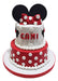 Torta Minnie Roja Con Moño - 30 Personas Cumpleaños Infantil 0