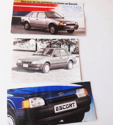 Ford Escort Classic Brochure Lot with Official Photo 0