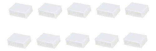 Pack of 10 2-Hole End Connector for 8mm 2835 LED Strip 0