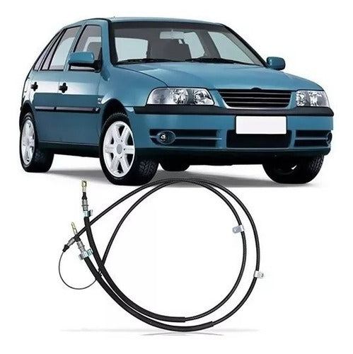 FHG Double Rear Brake Cable VW Gol G2 G3 G4 Power 0