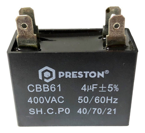 Capacitor Ventilador - Aire Acondicionado 4 Mf  450v X 5u 0