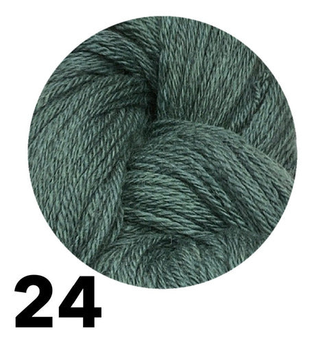 1 Skein of 100% Sheep Wool Yarn - Meriland - 150g 10