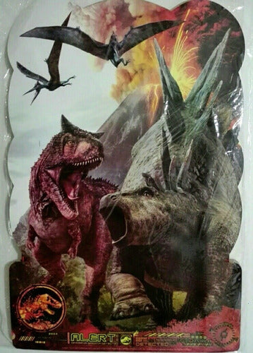 Cotillón Jurassic World 10 Niños,vaso, Plato,mantel,piñata 0