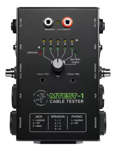 Mackie Tester P/ Cables Profesional Mtest-1 Promo! 0