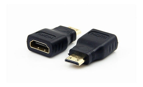 HDMI Female to Mini HDMI Male V1.4 1080P Adapter 3