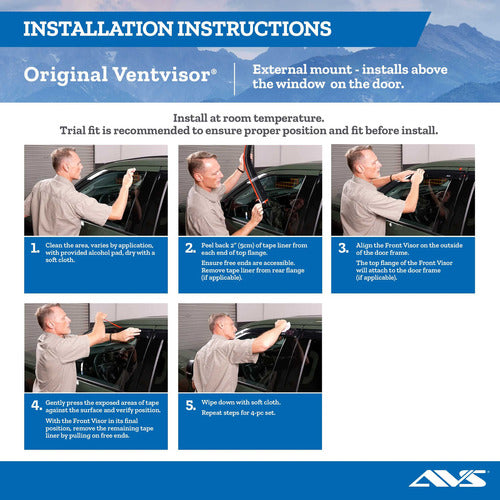 Auto Ventshade [avs] Ventvisor / Protectores De Lluvia | Col 3