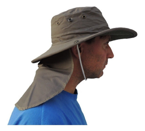 Australian Fishing Hat with Neck Flap Bonnie by Vestirmas 5