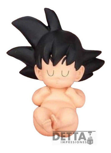 3D Printed Baby Goku Figure - Detta3D 0