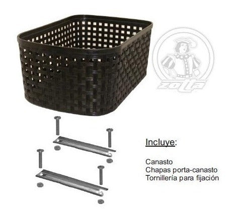 Canasto Trasero Plastico Para Bicicleta   10676 1