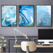 Otoño Set X3 Abstract Acrylic Paintings on Canvas 0.6x0.9 1