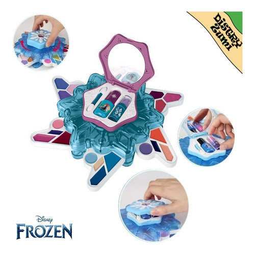 Frozen 2 Set De Maquillaje Copo De Nieve Giratorio C/espejo 1