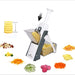 Once For All 5-In-1 Adjustable Vegetable Cutter 0.1-8 Mm, Gray 1