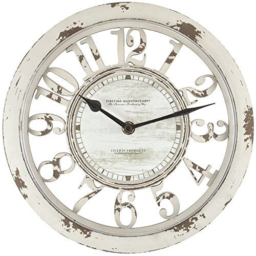 Reloj De Pared Con Contorno Antiguo Firstime 0