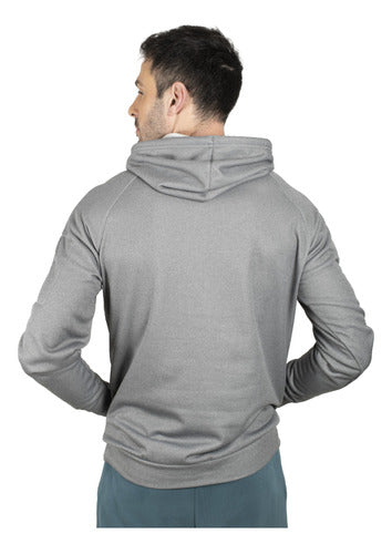 Topper Buzo Poly Fleece Hombre Training Gris Melange 2