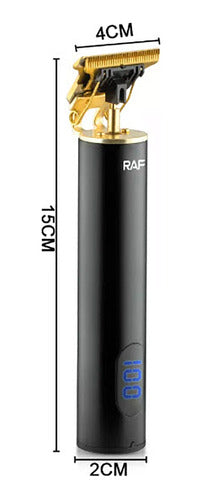 Raf Hair Clipper Beard Trimmer R.437 + Accessories 4