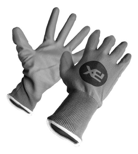 Work Gloves with Polyurethane Coating Size L Bil-vex Pack of 3 Pairs 1