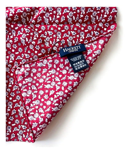 Hackett London Red Floral Handkerchief 2