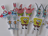 Pack X15 Toppers Para Cupcakes Muffins Bob Esponja 3