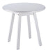Tramontina Living White Round Coffee Table 50cm D 65cm H 0
