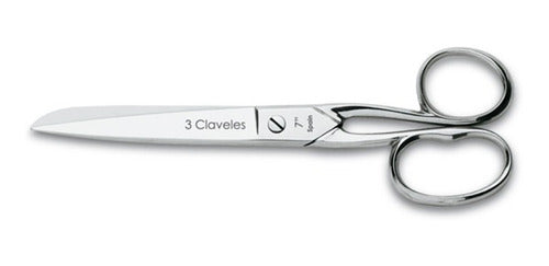 Tres Claveles Sewing Scissors Multiple Uses 18 Cm Made In Spain 0