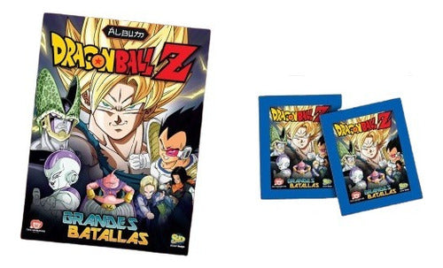 Dragon Ball Z Great Battles Album + Stickers X 50 Sticker Design SD Rey 0