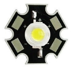 High Power LED with Cold White Heatsink 3W 10 Pack 1