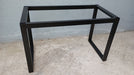 Iron Table Frame for Dining Desk Glass Legs 2