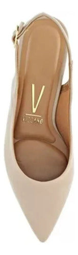 Vizzano Beige Low Heel with Elastic for Women 1