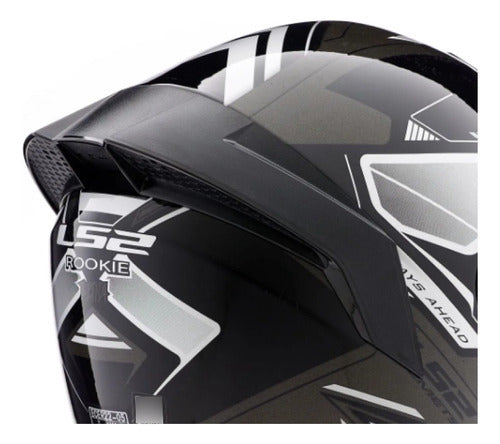 LS2 Spoiler Aleron Para Casco Modelo 352 Rookie 3