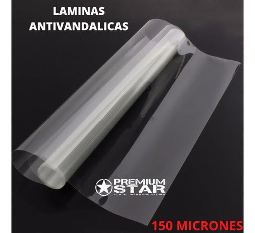 Premium Star Film Anti-Vandalism Security Film 150 Microns 5