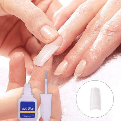 Las Varano Gel Nail Kit Step by Step with Tips and Glue 4