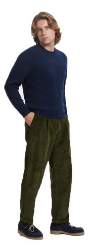 Alejandro Lerner Regular Fit Pinzado Corduroy Pants 4