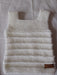 Hand-Knitted Baby Vest 3/6 Months Wool 1