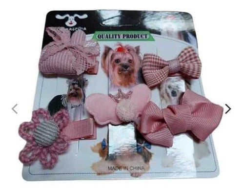 Lili Pet Pinzas Broches Para Pelo De Perro/set X 5 Un -varios Diseños 2