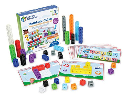 Learning Resources Mathlink Cubes - Preschool Math Activity Set 0