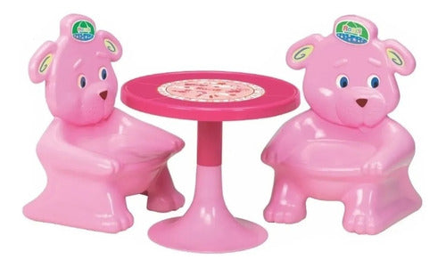 Rondi Kids Table and Chair Set - Bear Model - My Sky Blue 4