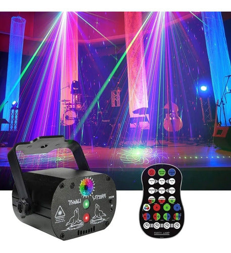 Luz Laser De Festa Stage Light Mini Flash Strobe Projetor 0