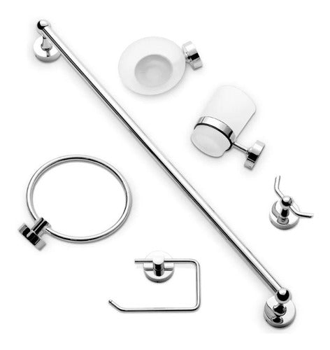 Kit De Accesorios Baño Peirano Linea 3000 X 6 Piezas 3