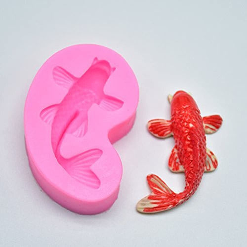 Moldfun Fondant De Koi Peces De Molde Moldear Carpa De Pescado De Azúcar 1