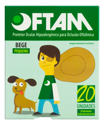 Kit C/10unidades Protetor Ocular Oftam Infantil - 50mmx62mm 2