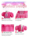 Enccfoeo Princess Peach Costume for Girls 3