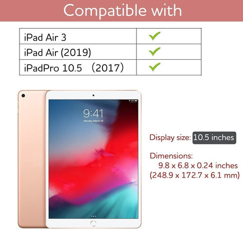 Apple Funda Para iPad Air 3 2019/iPad Pro 10.5 2017 1