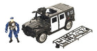 Set Firefighter Police Car Helicopter Tank with Sound 14