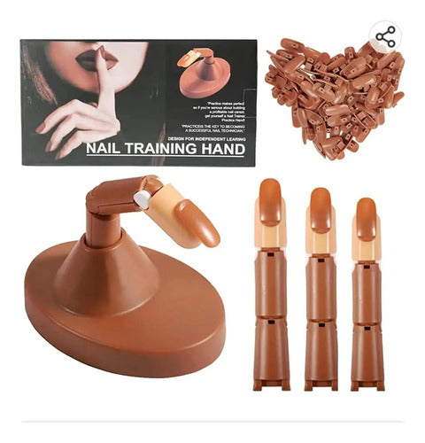 Dedos De Práctica Manicura - Practice Finger Model Kit 0